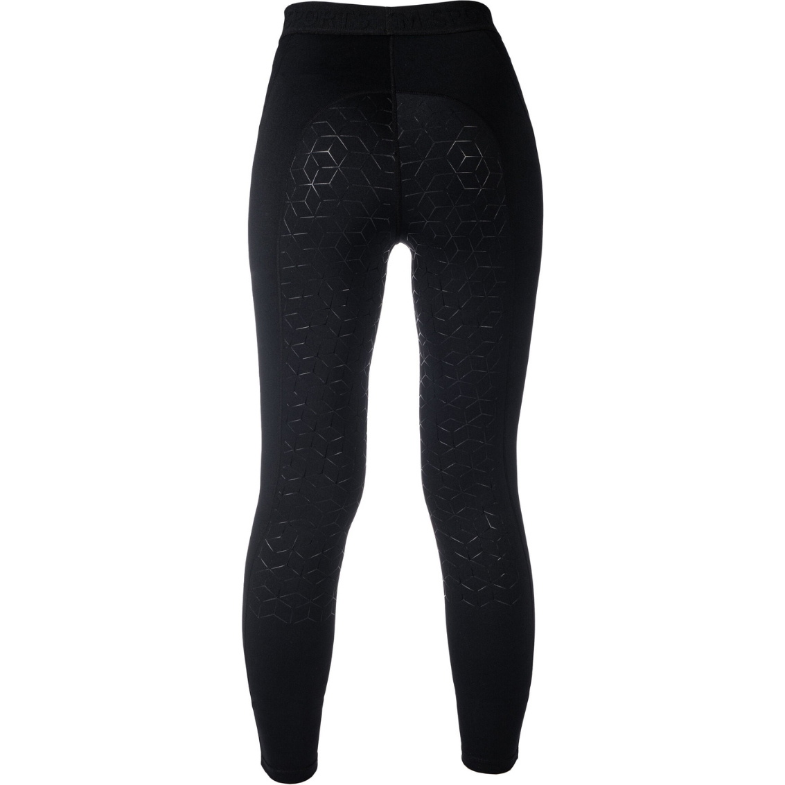 2026 HKM Womens Riding Leggings Silicone Full Seat 14978 - Black